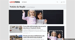Desktop Screenshot of maglie.lecceprima.it
